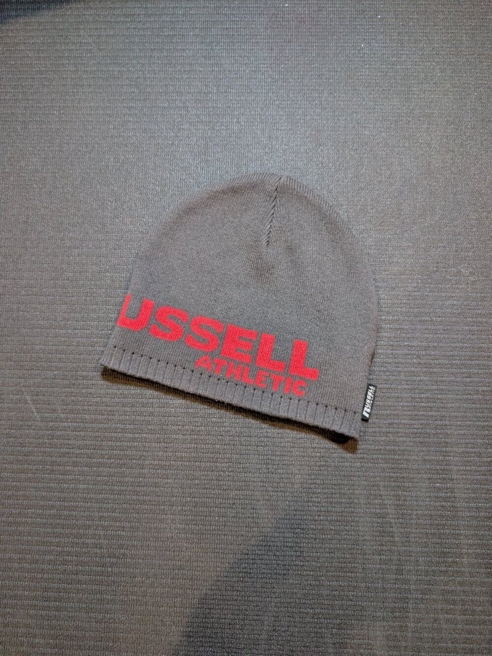 super sick rare vintage russell athletic beanie grey and red OSFM streetwear